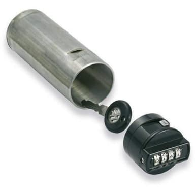 Rohrtresor + Schlüsselsafe mit Zahlencode